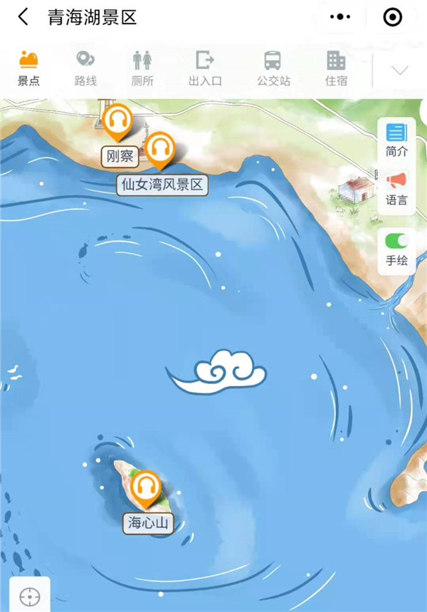 2021年青海湖5A景区手绘地图、语音讲解、电子导览等智能导览系统上线.jpg