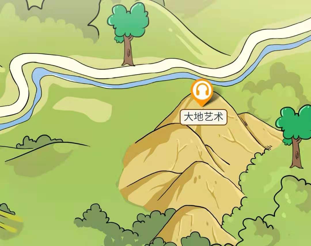 2021年重庆黄安坝草原手绘地图，电子导览，语音讲解系统上线.jpg