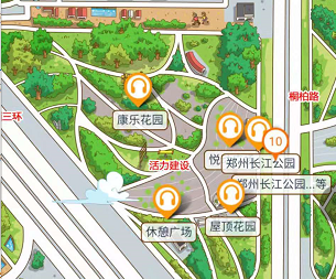 郑州长江公园电子导览引导市民消闲锻炼,公园电子导览怎么收费.png
