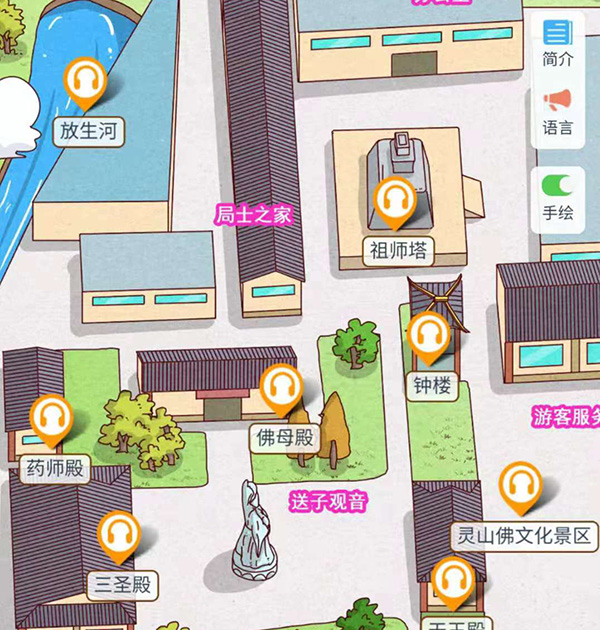 石家庄鹿泉灵山景区智能导览系统上线，三大功能让游玩更有趣.jpg